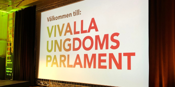 Vivalla Youth Parliament logo.